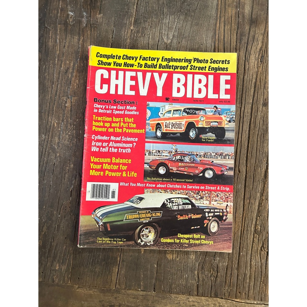 Chevy Bible 76-77 Performance Handbook Vintage Chevrolet High Performance Guide